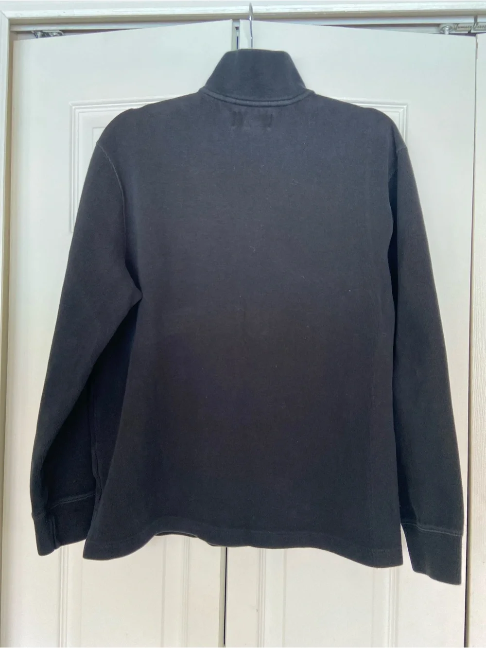 Ralph Lauren Men's Black Quarter-Zip Pullover Sweater